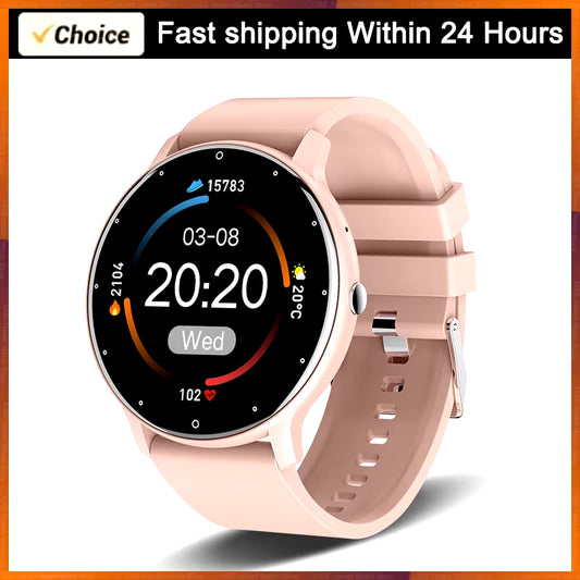 2025 Smart Watch Women Men Lady Gift Sport Fitness Watches Heart Rate Monitor Waterproof Smartwatch for Xiaomi Android IOS