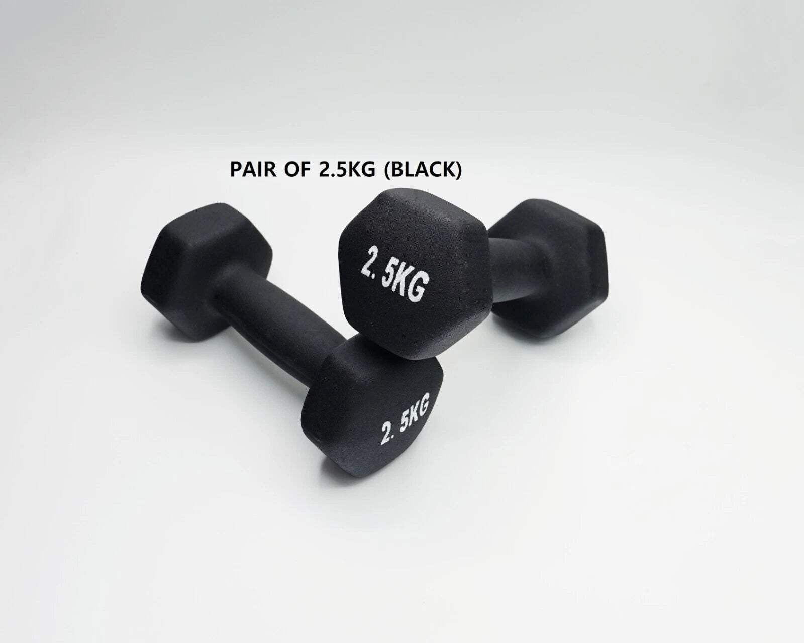 Neoprene Dumbbell Pair – Non-Slip Grip, Cast Iron Core – Gym Fitness Weights