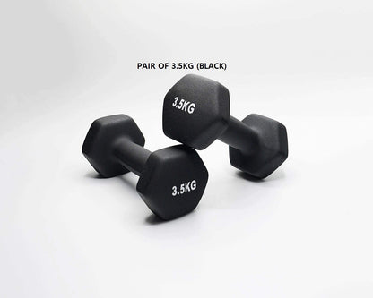 Neoprene Dumbbell Pair – Non-Slip Grip, Cast Iron Core – Gym Fitness Weights